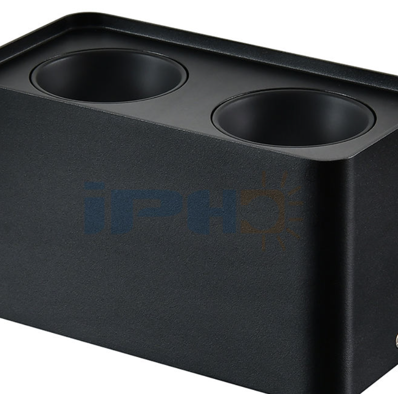 housing double outbow mr16 Hitam 04