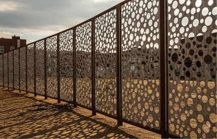 pagar perforated metal